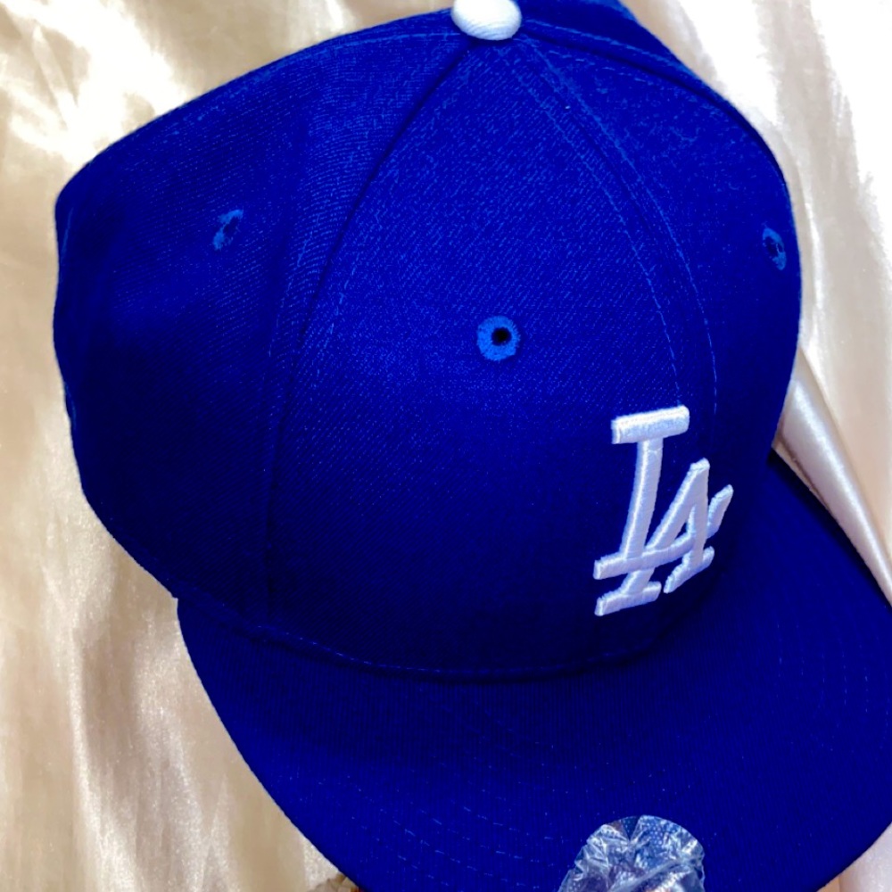 Royal Blue LA Snapback Fitted Cap